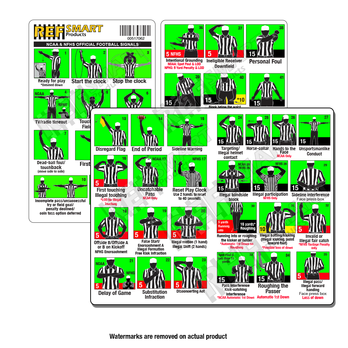 Best Signals For Signal Card Game Ultimate Plastic Signal Card with Penalties – Ref Smart Products, Inc